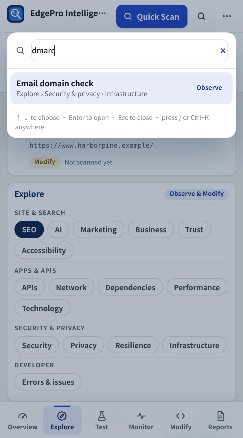 Search, EPIC screenshot