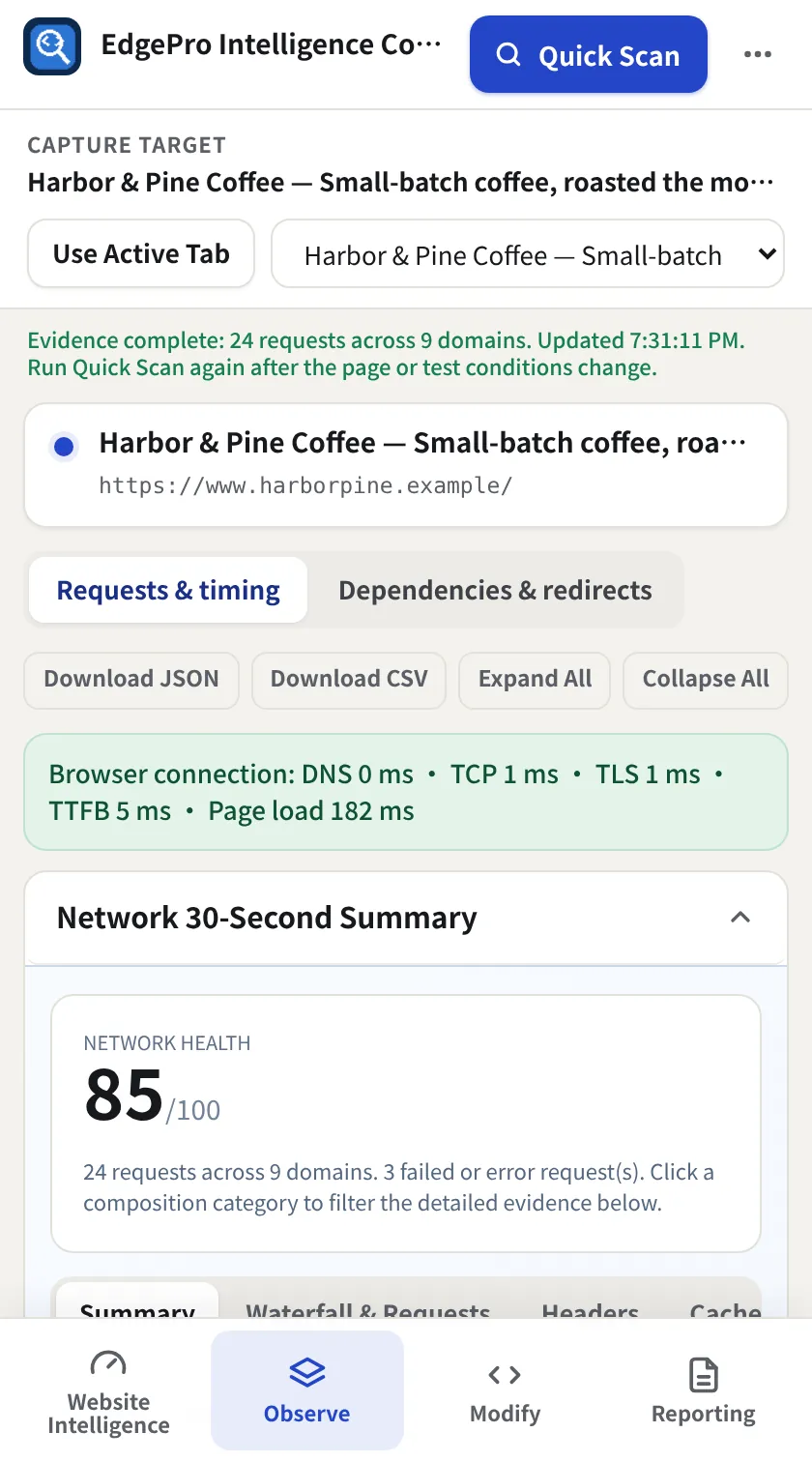 Open Network, EPIC screenshot